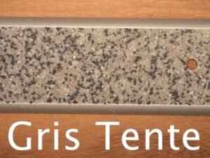 Antidérapants INSERTS plats 33 mm à intégrer dans la lame de terrasse - NI3AM - Gris tente (chiné), 10 profilés de 115 cm soit 11,50 ML