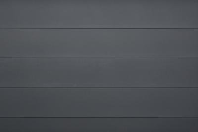 Échantillon de lame de bardage en aluminium. Couleur : Anthracite