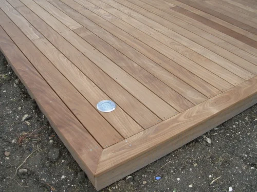 Echantillon de lame Afrormosia 20 cm