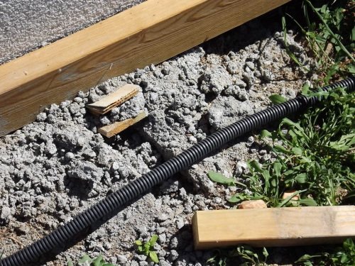 Terrasse en bois défectueuse