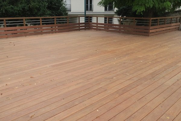 escalier de terrasse bois