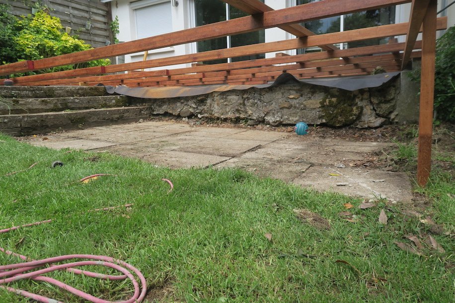 Photo du pieux de la structure