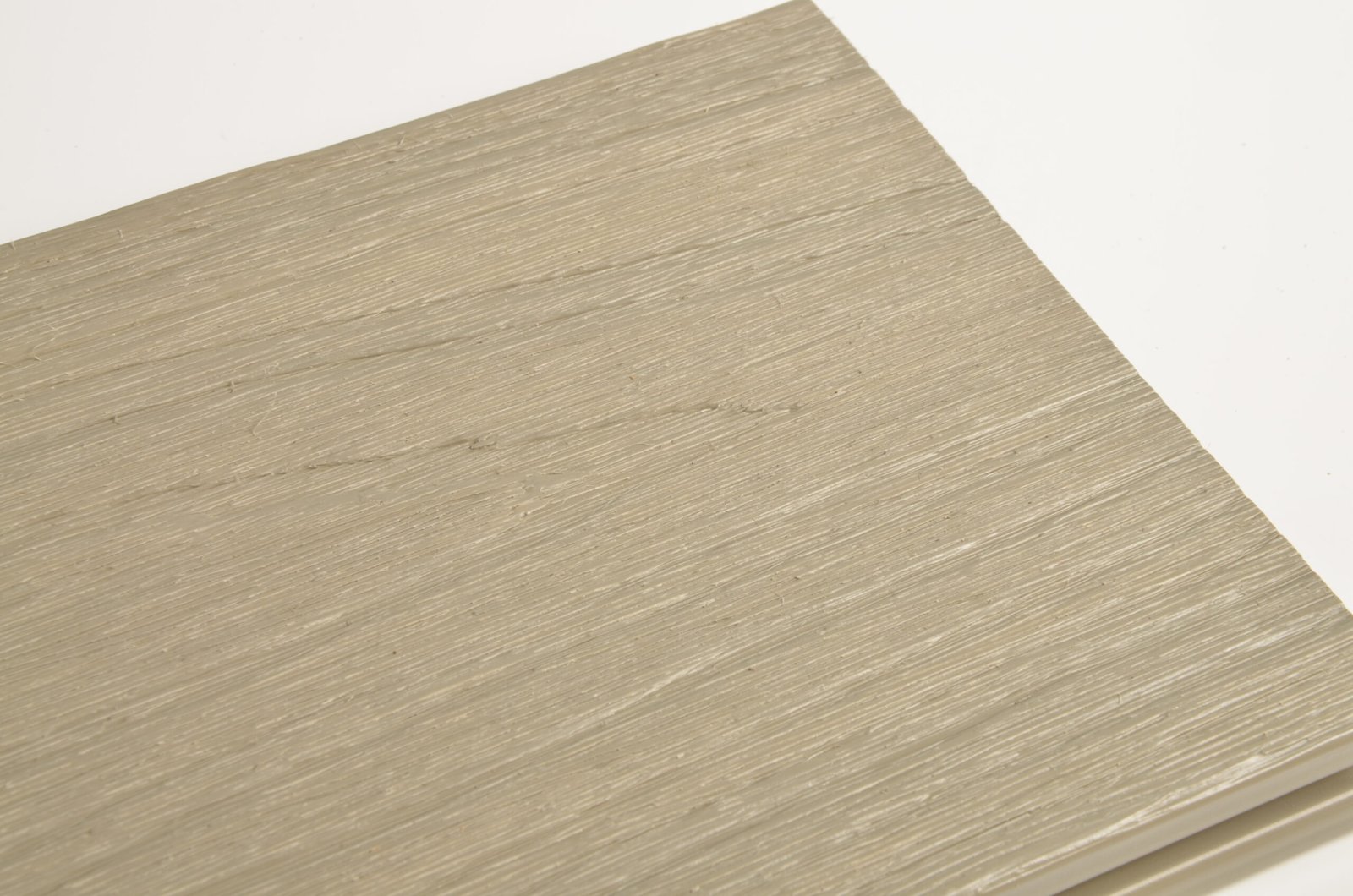 Lame de terrasse de finition en bois composite XtraWood "très large" non rainurée fixation à visser. 3 mètres.