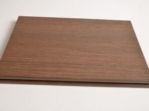 Lame de terrasse bois composite rainurée XtraWood "très large" (21x400cm). Couleur Ipe