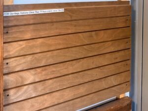 Lame de bardage en kebony "CLEAR" - Pin radiata 19 x 120 mm - Longueur 420 cm