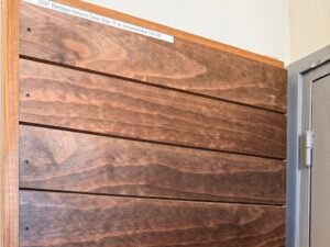 Lame de bardage en kebony "CLEAR" - Pin radiata 19 x 120 mm - Longueur 420 cm À recouvrement